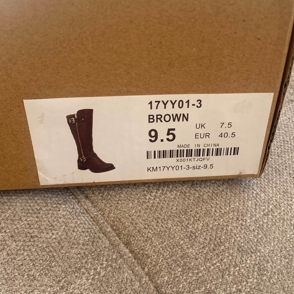 NWT Globalwin Women’s Quilted Knee High Riding Boots - Picture 3 of 5